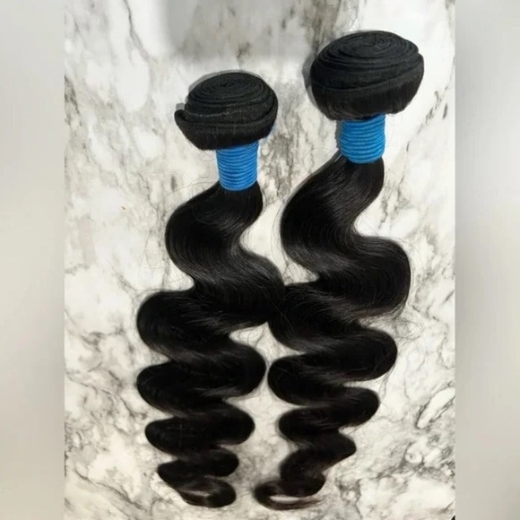 22” & 22” Brazilian Body Wave Natural Black Unprocessed 100% Human hair - Picture 1 of 6